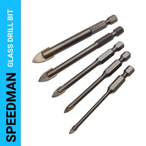 מקדח לזכוכית חיבור אימפקט